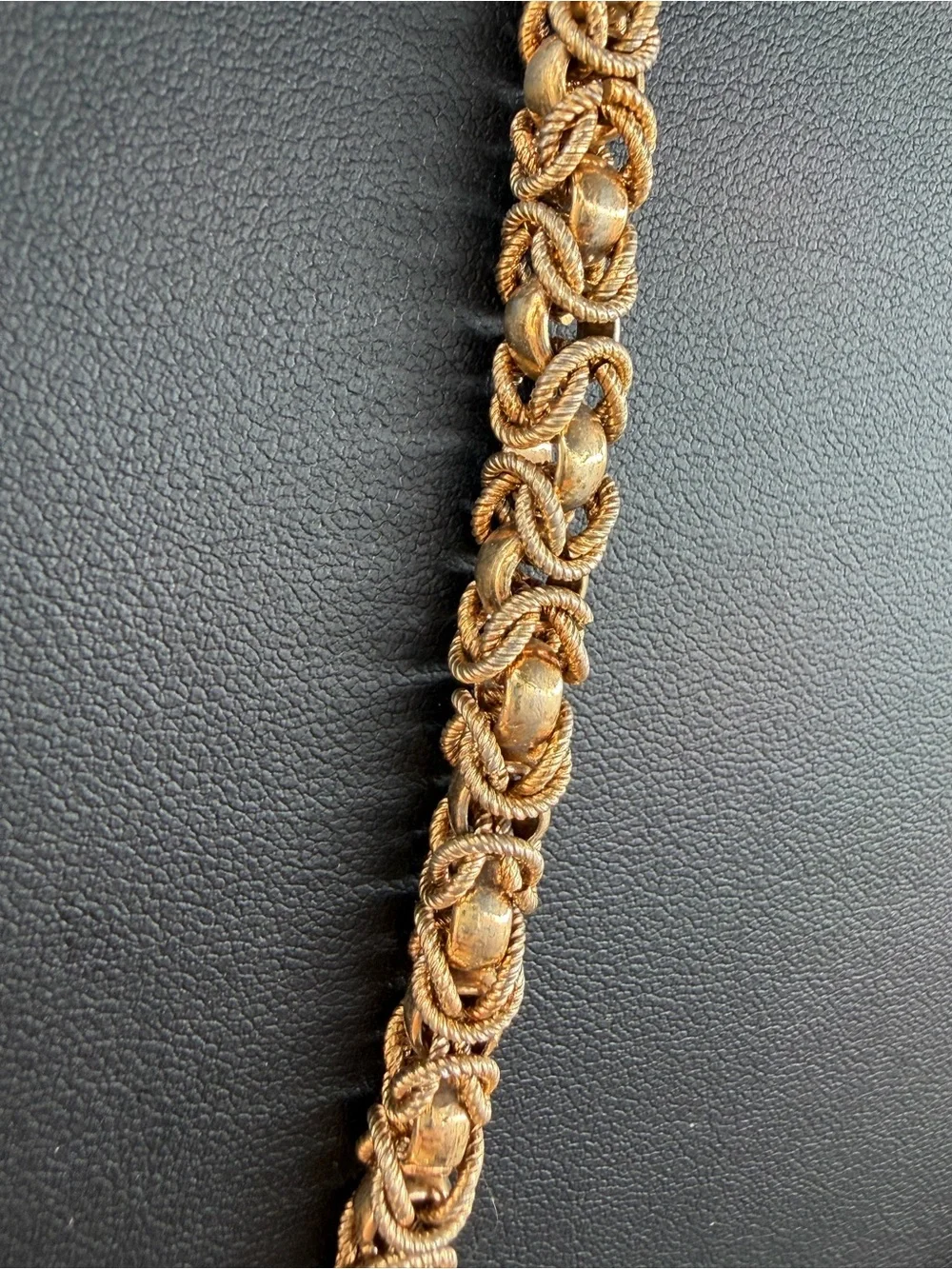 Gold-Tone Textured Statement Necklace - Women Jewelry